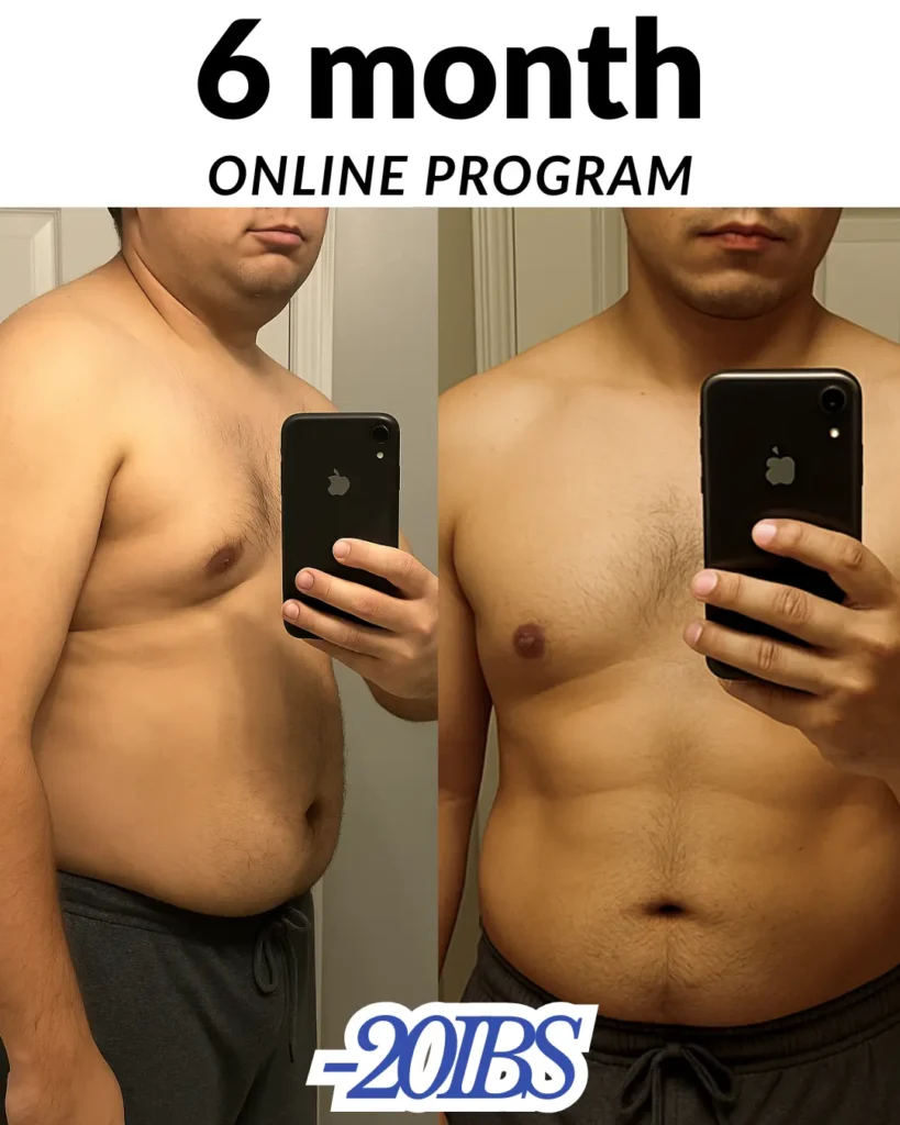 Six month weight loss results Miami personal trainer 30 pounds lost