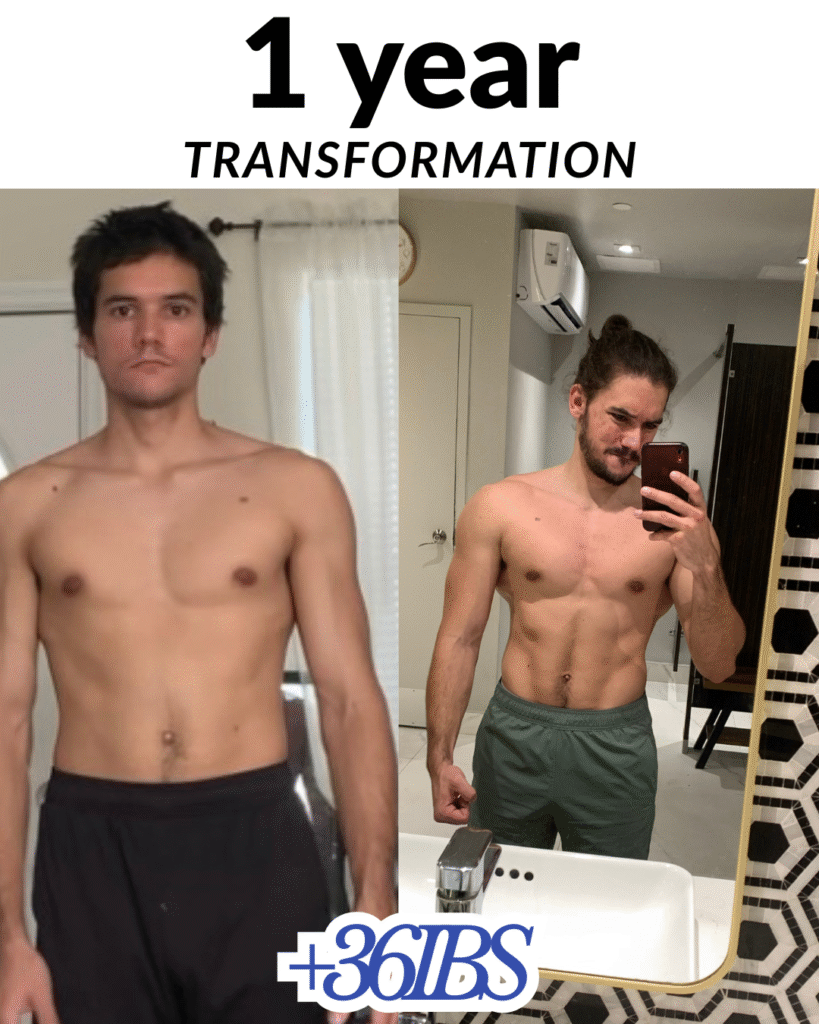 Client weight loss transformation one year Miami personal training before after